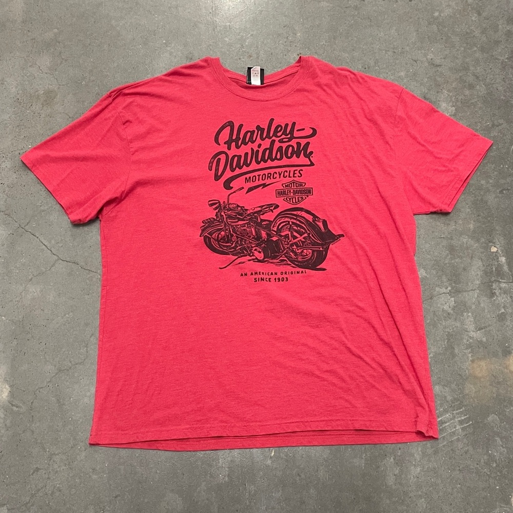Harley Davidson Motorcycles Old Pueblo Graphic T-Shirt Men’s Size 2XL Red Tee